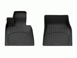 BMW X5 40i Floor Mat Set - Front - WeatherTech - FloorLiner HP - Black - `19-`24