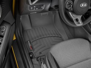Kia Soul FloorLiner - Front - WeatherTech - DigitalFit - Black - `20-`27