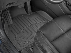 Kia Telluride FloorLiner - Front - WeatherTech - FloorLiner HP - Black - `20-`27