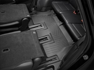 Kia Telluride FloorLiner - Rear - WeatherTech - DigitalFit - Black - `20-`27