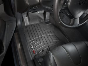 Infiniti G35 FloorLiner - Front - WeatherTech - DigitalFit - Black - `07-`13