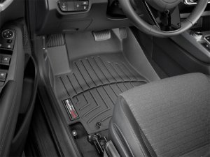 Kia Seltos FloorLiner - Front - WeatherTech - DigitalFit - Black - `21-`27