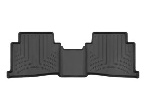 Kia Seltos Floor Mats - Rear - WeatherTech - FloorLiner HP - Black - `21-`27