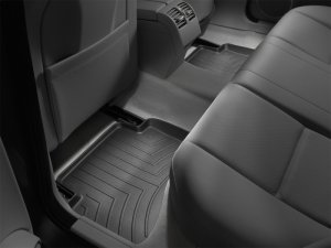 Mercedes-Benz C-Class FloorLiner - Rear - WeatherTech - DigitalFit - Black - `08-`13