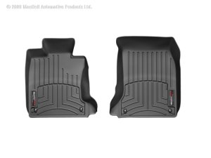 BMW 528 FloorLiner - Front - WeatherTech - DigitalFit - Black - `04-`10