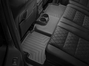 Hyundai Ioniq5 Floor Mat Set - Rear - WeatherTech - FloorLiner HP - Black - `22-`26
