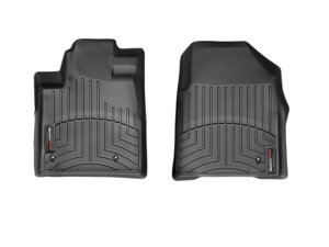 Honda Pilot FloorLiner - Front - WeatherTech - DigitalFit - Black - `09-`13