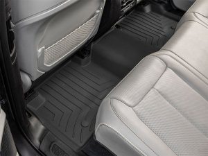 Jeep Grand Cherokee Floor Mat - Rear - WeatherTech - FloorLiner HP - Black - `22-`24