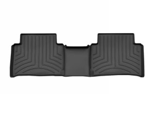 Hyundai Santa Fe Floor Mat - Rear - WeatherTech - FloorLiner HP - Black - `24-`25