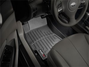 Subaru Forester FloorLiner - Front - WeatherTech - DigitalFit - Black - `09-`13