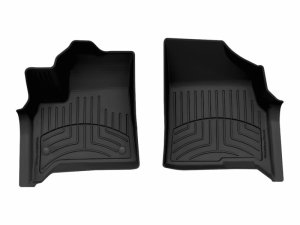 GMC Acadia Floor Mats - Front - WeatherTech - FloorLiner HP - Black - `24-`25