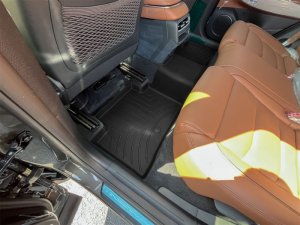 Genesis GV70 Floor Mat Set - Rear - WeatherTech - FloorLiner HP - Black - 2026+