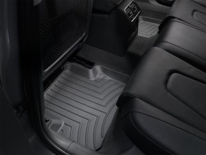 Audi A4 FloorLiner - Rear - WeatherTech - DigitalFit - Black - `09-`13