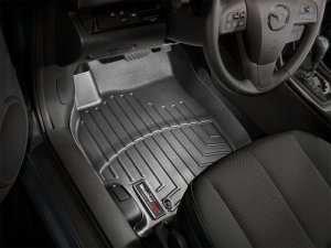Mazda 6 Floor Mat - Front - WeatherTech - DigitalFit - Black - `10-`13