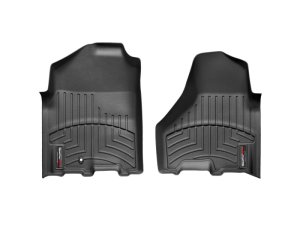 Dodge Ram FloorLiner - Front - WeatherTech - DigitalFit - Black - `09-`13