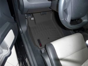 Dodge Journey FloorLiner - Front - WeatherTech - DigitalFit - Black - `09-`11