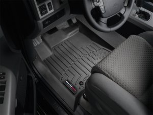 Toyota Tundra FloorLiner - Front - WeatherTech - DigitalFit - Black - `07-`09