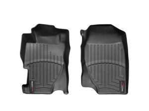 Honda Civic FloorLiner - Front - WeatherTech - DigitalFit - Black - `01-`05
