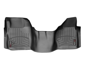 Ford SuperDuty FloorLiner - Front - WeatherTech - DigitalFit - Black - `08-`10