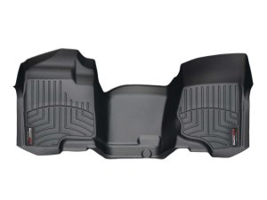 GMC Sierra FloorLiner - Front - WeatherTech - DigitalFit - Black - `07-`13