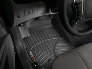 Hyundai Santa Fe FloorLiner - Front - WeatherTech - DigitalFit - Black - `07-`12