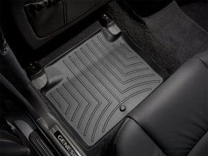 Hyundai Genesis Floor Liner - Rear - WeatherTech - DigitalFit - Black - `10-`27