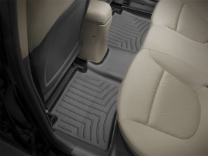 Hyundai Accent FloorLiner - Rear - WeatherTech - DigitalFit - Black - `12-`27