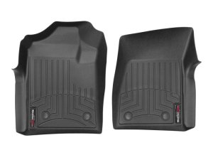 Chevrolet Silverado FloorLiner - Front - WeatherTech - DigitalFit - Black - `07-`13