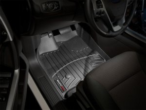 Ford Edge FloorLiner - Front - WeatherTech - DigitalFit - Black - `11-`13