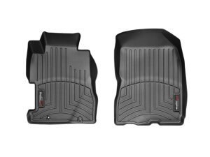 Honda Civic FloorLiner - Front - WeatherTech - DigitalFit - Black - `06-`11