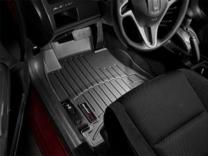 Honda Civic FloorLiner - Front - WeatherTech - DigitalFit - Black - `06-`11
