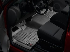 Chevrolet Silverado Floor Liners - Front - WeatherTech - DigitalFit - Black - `07-`13