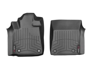 Toyota Tundra FloorLiner - Front - WeatherTech - DigitalFit - Black - `12-`21