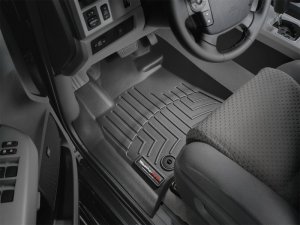 Toyota Tundra FloorLiner - Front - WeatherTech - DigitalFit - Black - `12-`21