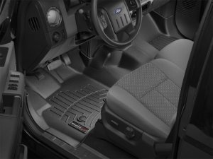 Ford F450 FloorLiner - Front - WeatherTech - DigitalFit - Black - `12-`13