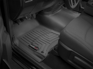 Ram 1500 FloorLiner - Front - WeatherTech - DigitalFit - Black - `12-`13