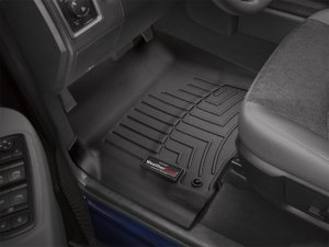 Dodge Ram Floor Liners - Front - WeatherTech - DigitalFit - Black - `12-`13