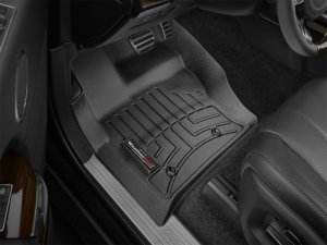 Land Rover Range Rover Floor Liners - Front - WeatherTech - FloorLiner DigitalFit - Black - `13-`27
