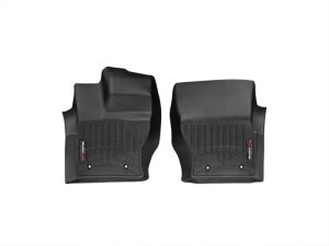Land Rover Range Rover Floor Liners - Front - WeatherTech - FloorLiner DigitalFit - Black - `13-`27