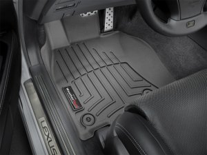 Lexus LS Floor Mats - Front - WeatherTech - DigitalFit - Black - `13-`27