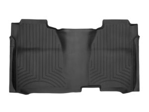 GMC Sierra Denali Floor Mat Set - Rear - WeatherTech - FloorLiner HP - Black - `15-`19