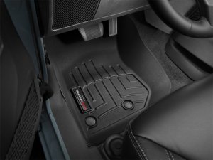 Jeep Wrangler FloorLiner - Front - WeatherTech - DigitalFit, HDTE - Black - `14-`27