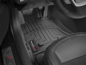 Chevrolet Corvette FloorLiner - Front - WeatherTech - DigitalFit - Black - 2014