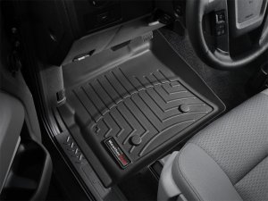 Ford F-150 Front FloorLiner - WeatherTech - DigitalFit - Black - `09-`14