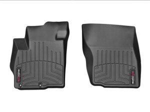 Mitsubishi Outlander FloorLiner - Front - WeatherTech - DigitalFit - Black - `07-`15