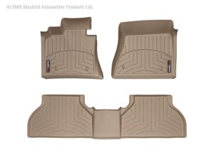Hyundai Genesis FloorLiner - Front + Rear - WeatherTech - DigitalFit - Black - `15-`27
