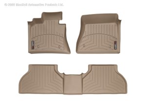 Hyundai Genesis FloorLiner - Front + Rear - WeatherTech - DigitalFit - Black - `15-`27