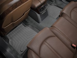 Audi A8 FloorLiner - Rear - WeatherTech - DigitalFit - Black - `11-`18