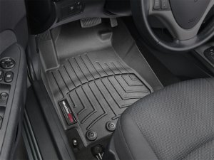 Hyundai Elantra Touring FloorLiner - Front - WeatherTech - DigitalFit - Black - `10-`12