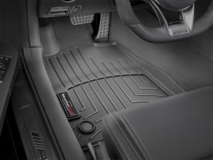 Mercedes-Benz AMG GTS FloorLiner - Front - WeatherTech - DigitalFit - Black - `16-`27 Mercedes-Benz AMG GTS FloorLiner - Front - WeatherTech - DigitalFit - Black - `16-`27